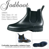 Produktbild von Zaldi Jodboot Stiefeletten Unisex Schwarz aus Gummi wasserdicht Größe 40