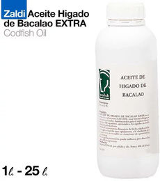 Produktbild von Zaldi Lebertran Öl zur Pflege von Haut, Fell und Hufen 1000 ml