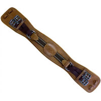 Produktbild von Zaldi Leder-Springgurt mit Gummi in Braun