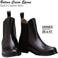 Produktbild von Zaldi Leder Stiefel für Kinder in Schwarz Größe 33