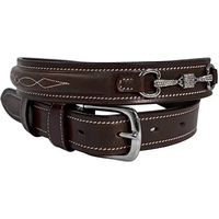 Produktbild von Zaldi Ledergürtel Unisex 110 cm in Braun Weiß oder Silber