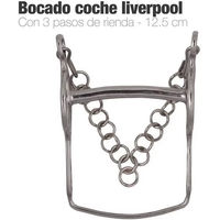 Produktbild von Zaldi Liverpool-Zügel für Pferde aus Edelstahl in Silber mit 3 Positionen