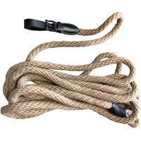 Produktbild von Zaldi Longe Reitseil aus geflochtenem Hanf und Leder FI621