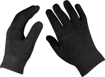 Zaldi Magico Reithandschuhe aus Baumwolle Schwarz Unisex Einheitsgröße – Bild 1 von 1