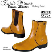 Produktbild von Zaldi Miami 7389 Stiefeletten aus Leder für Damen und Herren in Braun Größe 41