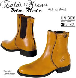 Zaldi Miami 7389 Stiefeletten aus Leder für Damen und Herren in Braun Größe 42 – Bild 1 von 1