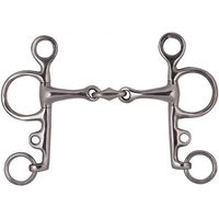 Produktbild von Zaldi Pelham Gebiss für Pferd L44 aus Edelstahl in Silber