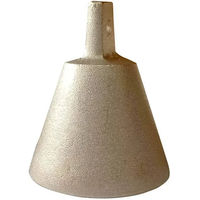 Produktbild von Zaldi Pferdeglocken aus Messing Gold 4,5 cm 6er Pack