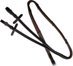 Produktbild von Zaldi Pferdezügel aus Gummi Schwarz oder Braun SLT/22-23/165