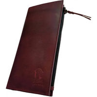Produktbild von Zaldi Piel Ledergeldbörse für Damen EX1802C Schwarz oder Braun 20 cm x 10 cm