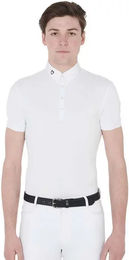Zaldi Reitshirt Polo für Herren in Weiß Größe XL – Bild 1 von 1