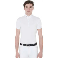 Produktbild von Zaldi Reitshirt Polo für Herren in Weiß Größe XS