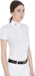 Zaldi Reittunika Polo Damen Weiß XL – Bild 1 von 1