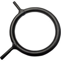 Produktbild von Zaldi Ring mit Beinen G-5177 aus Edelstahl in Schwarz