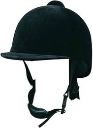 Zaldi Samt-Reithelm Extra Unisex Schwarz Velours – Bild 1 von 1