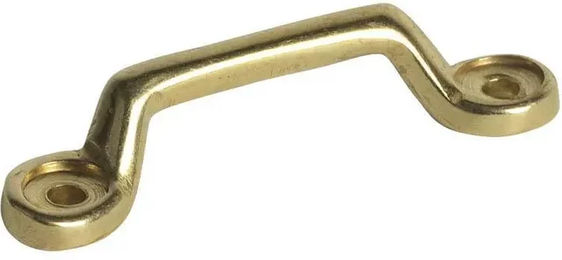 Zaldi Sattelgriff aus Metall in Gold für Reitbedarf – Bild 1 von 1