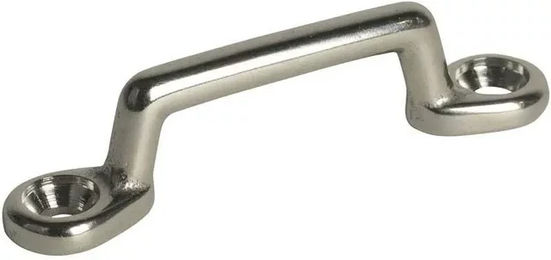 Zaldi Sattelgriff aus Metall in Silber für Pferde – Bild 1 von 1