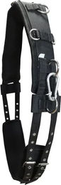 Produktbild von Zaldi Sattelgurt aus Nylon und Neopren für Ponys in Schwarz