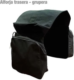 Zaldi Satteltasche 1547 aus Nylon in Schwarz – Bild 1 von 1