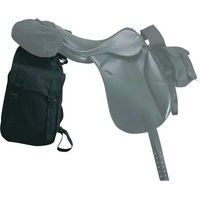Produktbild von Zaldi Satteltasche hinten aus Nylon für Pferde in Schwarz und Braun