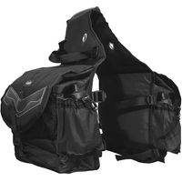 Produktbild von Zaldi Satteltasche hinten mit 2 Flaschen aus Nylon in Schwarz oder Braun AAC00111