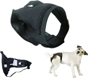 Produktbild von Zaldi Schutzhöschen für Hündinnen aus Baumwolle Schwarz Größe M