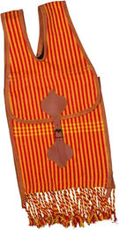 Produktbild von Zaldi Vaquera Castecus Satteltasche aus Leder in Bunt
