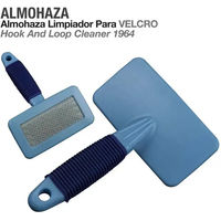 Produktbild von Zaldi Velcro Striegel für Pferde aus Kunststoff Blau