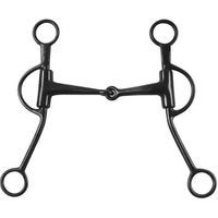 Produktbild von Zaldi Western Snaffle-Trense für Pferde in Schwarz aus Metall