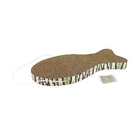 Produktbild von ZAMIBO Kratzbaum in Fischform zum Aufhängen mit Katzenminze 50 x 23 cm für Katzen