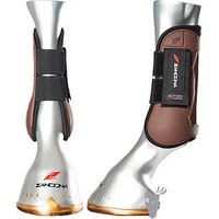 Produktbild von Zandona Action Sehnenschoner Gamaschen für Pferde aus Neopren Braun Größe M