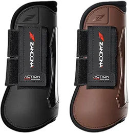 Produktbild von Zandona Action Sehnenschoner Gamaschen für Pferde aus Neopren Schwarz Größe M