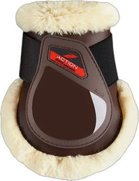 Produktbild von Zandona Action Techno-Fur Gamaschen für Pferde Braun Größe L