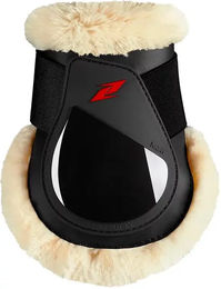 Produktbild von Zandona Action Techno-Fur Gamaschen für Pferde Schwarz Größe M