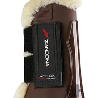 Produktbild von Zandona Action Techno-Fur Gamaschen Sehnenschoner für Pferde Braun Größe L