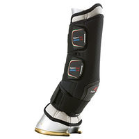 Produktbild von Zandonà Boot AIR Gamaschen für Pferde Schwarz Größe L mit Coolmax-Technologie