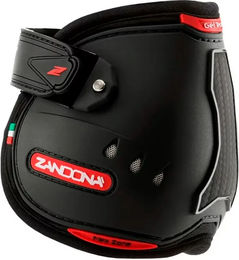 Produktbild von Zandonà Carbon Air Equi-Lifter Klett-Gamaschen für Pferde aus Neopren Schwarz XL