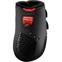 Produktbild von Zandona Carbon Air Fetlock Gamaschen für Pferde Neopren Schwarz Größe L
