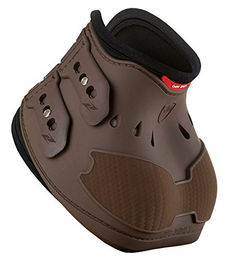 Zandonà Carbon Air Heel Schutzglocke für Pferde aus Karbonfaser Braun XL – Bild 1 von 2