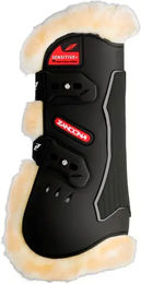 Produktbild von Zandonà Carbon Air Sensitive+ Vorderrumpf-Gamaschen für Pferde Schwarz