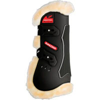 Produktbild von Zandonà Carbon Air Sensitive+ Vorderrumpf-Gamaschen für Pferde Schwarz