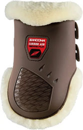 Produktbild von Zandona Carbon Air Techno-Fur Gamaschen für Pferde Braun Größe L