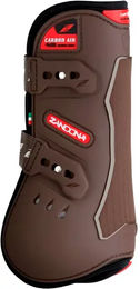 Zandonà Carbon Air Tendon Vorderbeingamaschen für Pferde Braun Größe L – Bild 1 von 3