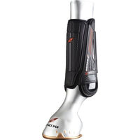 Produktbild von Zandonà Carbon Air X-Country Hinterbein-Gamaschen für Pferde Schwarz Größe L