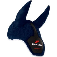 Produktbild von Zandona Fliegenhaube für Pferde Blau aus Polyester für Vollblut