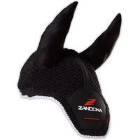 Produktbild von Zandona Fliegenhaube für Pferde Vollblut Schwarz aus Polyester