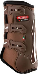Zandonà King Carbon Air Vorderrumpf-Gamaschen für Pferde aus Neopren Braun Größe L – Bild 1 von 1