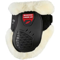 Produktbild von Zandona Klauenschutz Streichkappen Carbon Air Techno-Fur für junge Pferde Schwarz Größe M