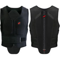 Produktbild von Zandona Soft Pro Reitweste Schutz für Kinder Schwarz CE-zertifiziert Größe X8 (136/150)