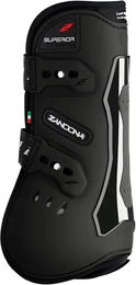 Zandona Superior Air Gamaschen für Pferde aus Neopren Schwarz Größe M – Bild 1 von 3
